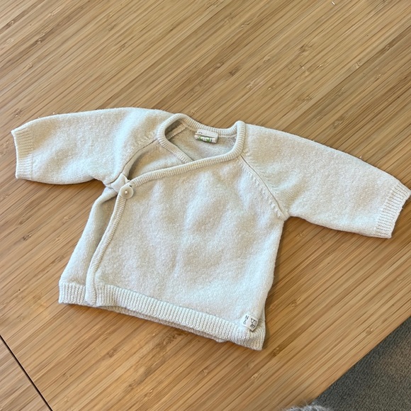 nature baby Shirts & Tops Nature Baby 0 Merino Wool Cardigan 36m